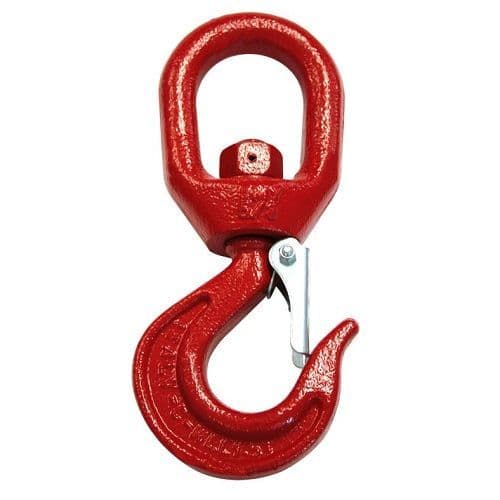 Dini Argeo Swivelling Bottom Hook with Safety Lock, 1.5t