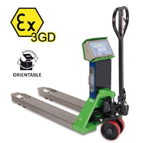 Dini Argeo | TPWEX3GD Trade Approved Pallet Truck Scale | Oneweigh.co.uk