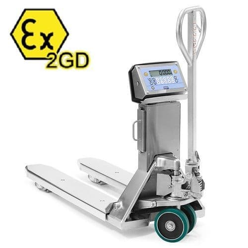 Dini Argeo TPWIEX2GD Trade Approved Stainless Steel Pallet Truck Scale